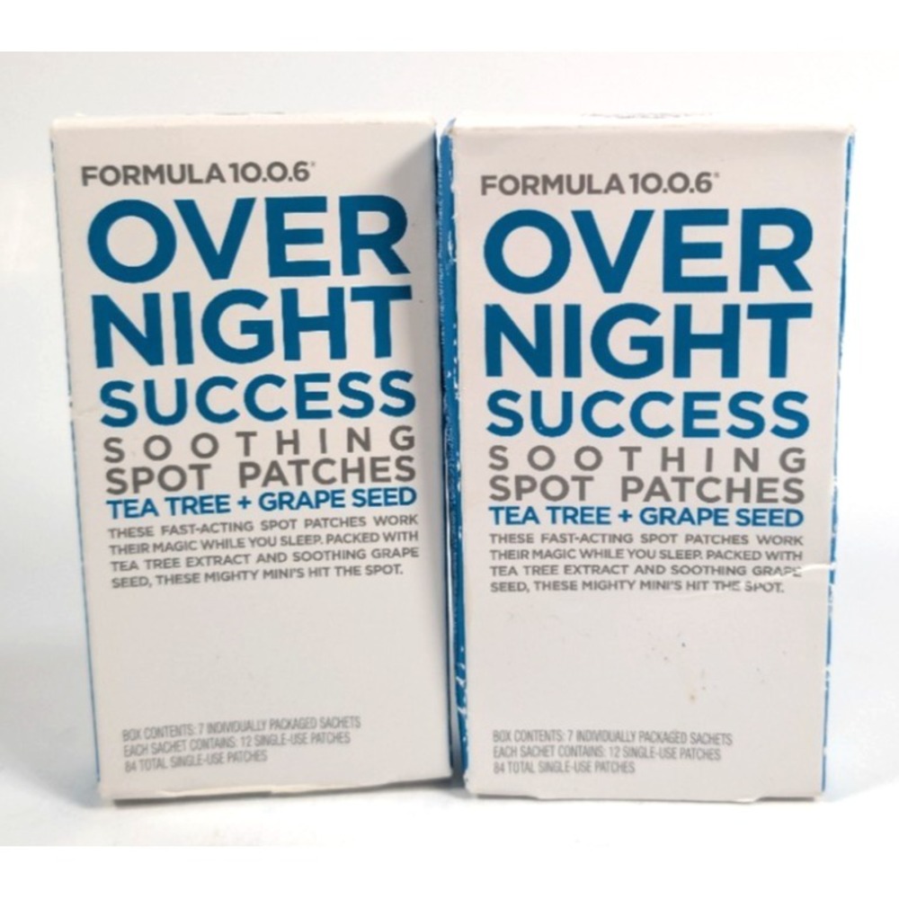 Formula 10.0.6 Overnight Success Soothing Spot Patches 2 Boxes 84 Each Box